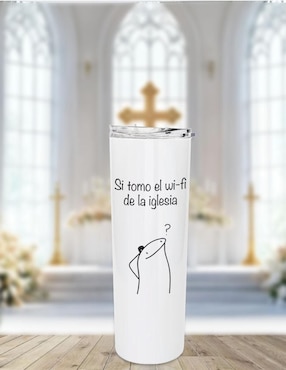 Set termo Tink de acero inoxidable con tapa a presión 590 ml