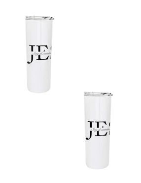 Set termo Tink de acero inoxidable con tapa a presión 590 ml