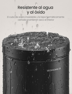 Bote de basura Songmics Home de acero
