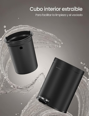 Bote de basura Songmics Home de acero