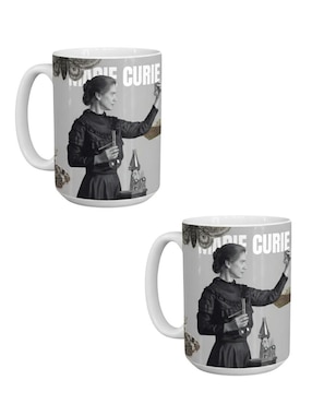Set de tazas clásicas Tink Marie Curie 2 piezas