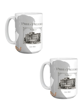 Set de tazas clásicas Tink Jane Austen 2 piezas