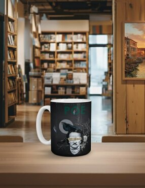 Set de tazas americana Tink Edgar Allan Poe 2 piezas