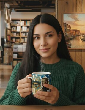 Set de tazas americana Tink Vincent Van Gogh 2 piezas
