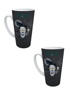 Set de tazas clásicas Tink Edgar Allan Poe 2 piezas