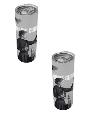 Set termo Tink Marie Curie con tapa a presión 590 ml