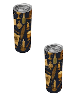 Set termo Tink Vintage con tapa a presión 590 ml
