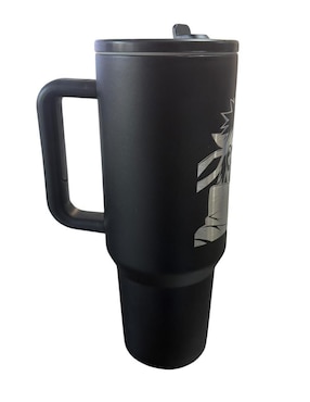 Termo Termomania de acero inoxidable Naruto con tapa rosca 1.2 L