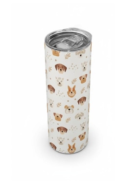 Termo Tink de acero inoxidable Perros con tapa a presión 590 ml