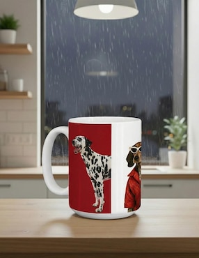Set de tazas clásica Tink Perro Dalmata 2 piezas
