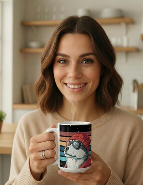 Set de tazas clásica Tink Perros 2 piezas