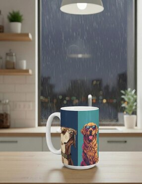 Set de tazas clásica Tink Perros 2 piezas