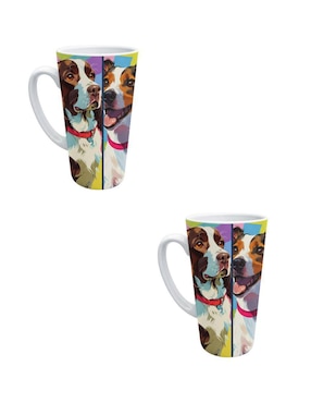 Set de tazas clásica Tink Perros 2 piezas