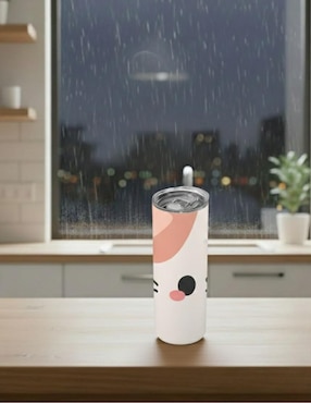 Termo Tink de acero inoxidable con tapa a presión 590 ml