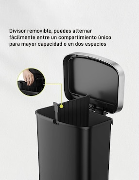 Bote de basura Eko de plástico