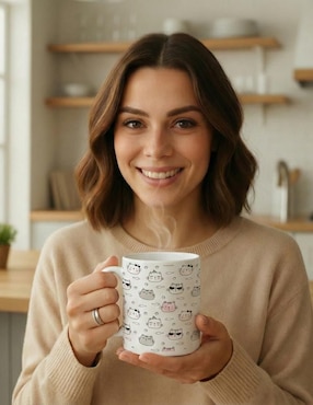Taza americana Tink Gatos