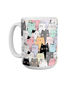 Taza americana Tink Gatos