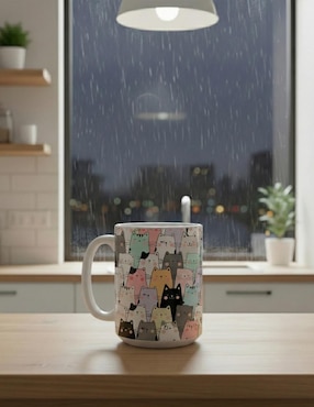 Taza americana Tink Gatos