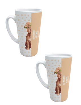Set de tazas clásicas Tink All You Need Is Love 2 piezas