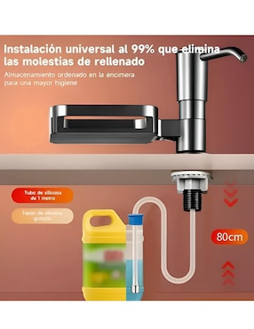 Dosificador jabón con porta esponjas Xtellar