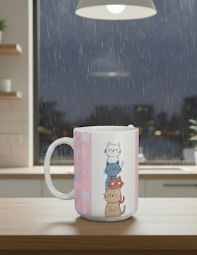 Set de tazas americana Tink Gatos 2 piezas