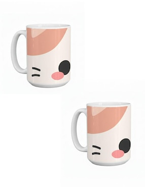 Set de tazas clásicas Tink Gatos 2 piezas