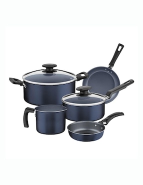 Batería de cocina Tramontina Loreto de aluminio antiadherente sin PFOA 7 piezas