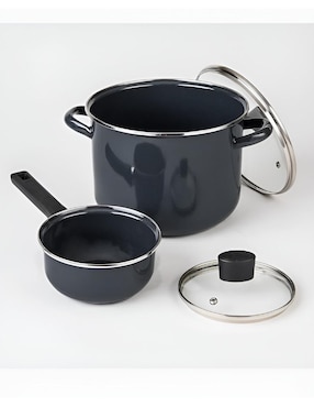 Batería de cocina Xtellar de aluminio antiadherente convencional 9 piezas
