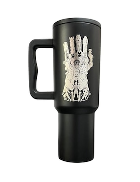 Termo Termomania de acero inoxidable Super Heroes con tapa rosca 1.2 L