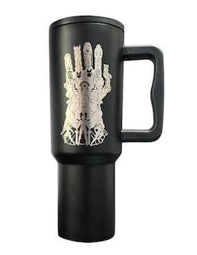 Termo Termomania de acero inoxidable Super Heroes con tapa rosca 1.2 L