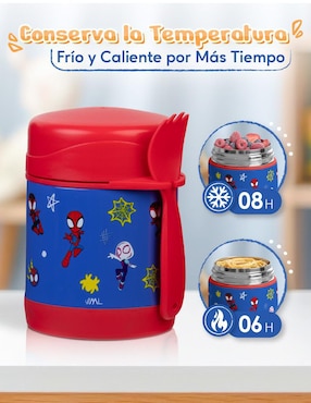 Contenedor Magma Life Spidey de acero inoxidable 2 piezas