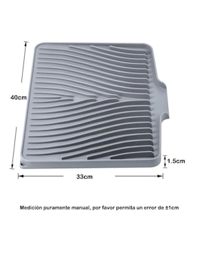 Escurridor de trastes Belug de silicón