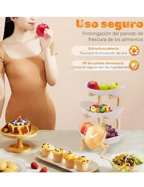 Frutero Xtellar de bambú