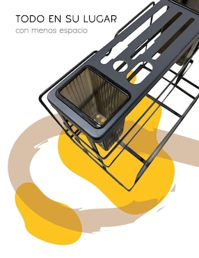 Escurridor de trastes/biberones Ecomlab de acero