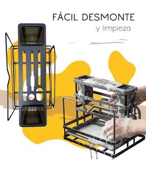 Escurridor de trastes/biberones Ecomlab de acero