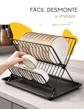 Escurridor de trastes/biberones Ecomlab de acero