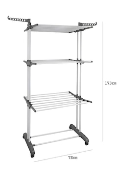 Tendedero plegable Xtellar de acero inoxidable