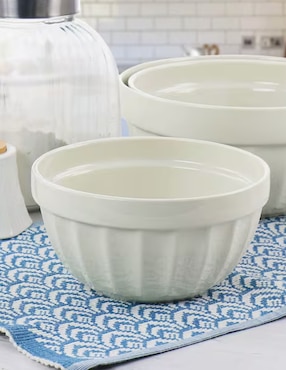 Set tazón Martha Stewart Broadbrook de cerámica
