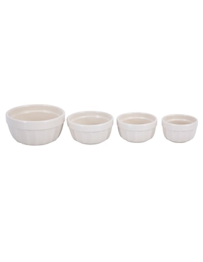 Set tazón Martha Stewart Broroadbrook de cerámica