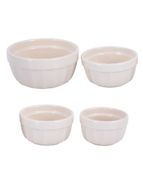 Set tazón Martha Stewart Broroadbrook de cerámica
