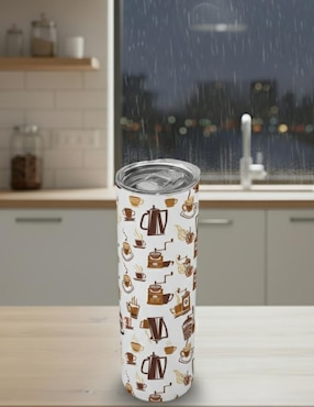 Termo Tink de acero inoxidable con tapa a presión 590 ml