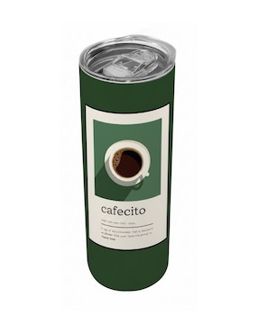 Termo Tink de acero inoxidable con tapa a presión 590 ml