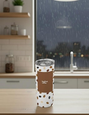 Termo Tink de acero inoxidable con tapa a presión 590 ml