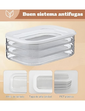 Organizador para refrigerador Xtellar de plástico