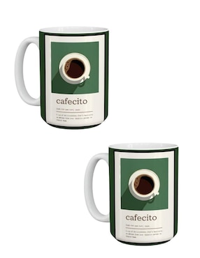 Set de tazas americana Tink 2 piezas