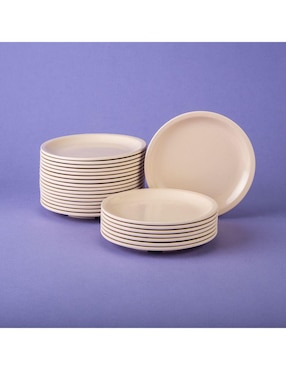 Set platos Cinsa de Melamina 24 piezas