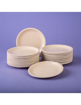 Set platos Cinsa de Melamina 24 piezas