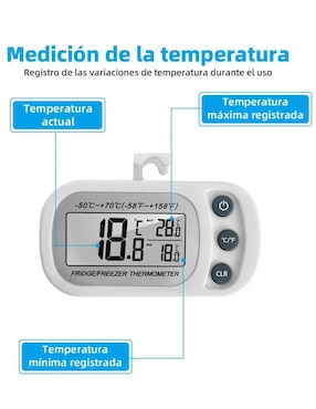 Termómetro digital Belug para áreas múltiples
