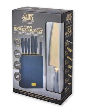 Set de cuchillos varios Thyme & Table 7 piezas