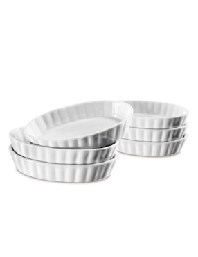 Set ramekin porcelana Küchenprofi 6 piezas